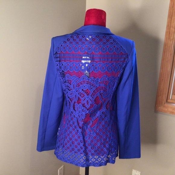 NWT Another Story Blue Blazer sz Large *STUNNING* - Picture 5 of 5